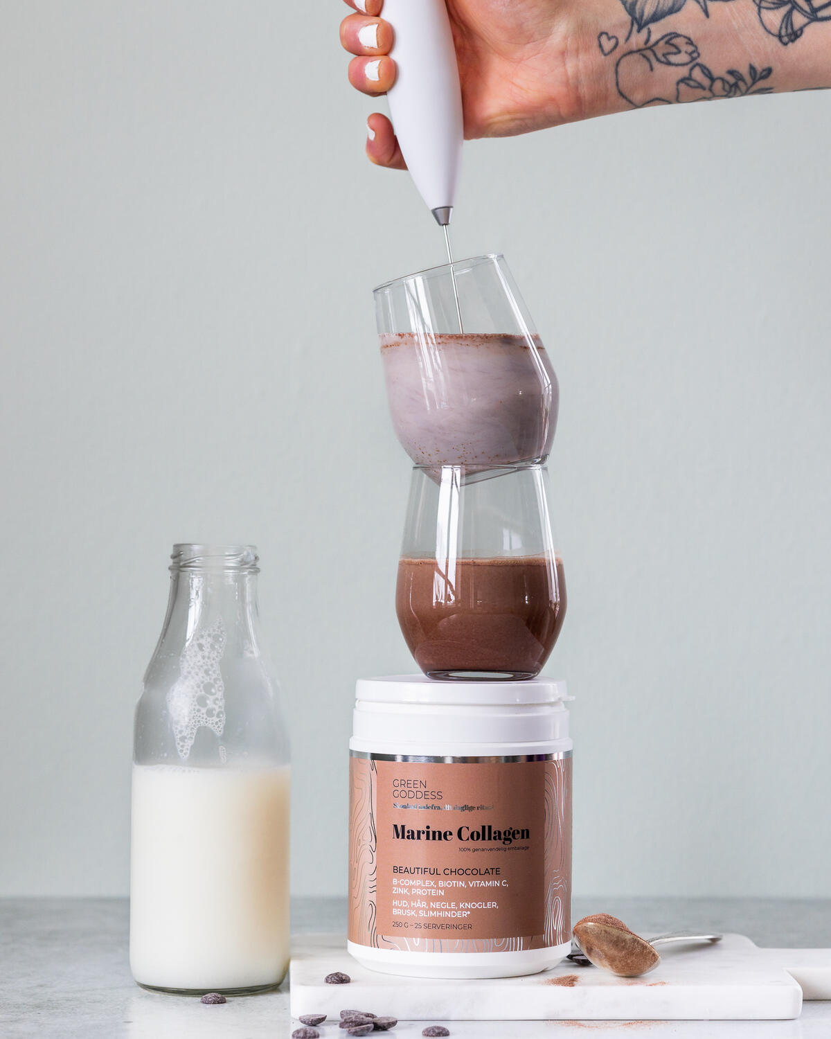 Beautiful Chocolate Marine collagen - 250g.